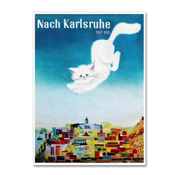 Trademark Fine Art 'Travel 261' Canvas Art by Vintage Lavoie