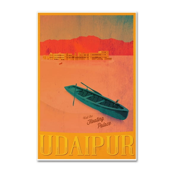 Trademark Fine Art 'Travel 278 II' Canvas Art by Vintage Lavoie