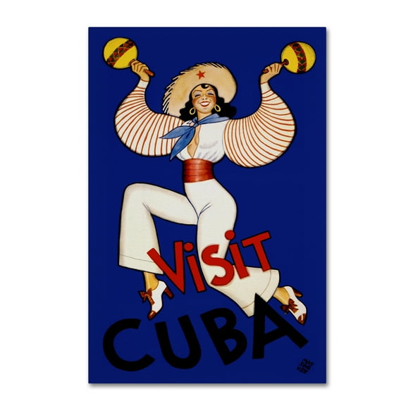 Trademark Fine Art 'Travel 279 II' Canvas Art by Vintage Lavoie