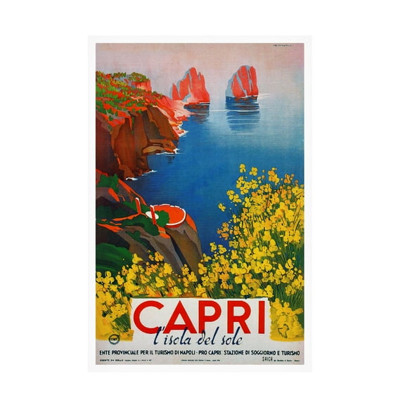 Trademark Fine Art 'Travel 28' Canvas Art by Vintage Lavoie