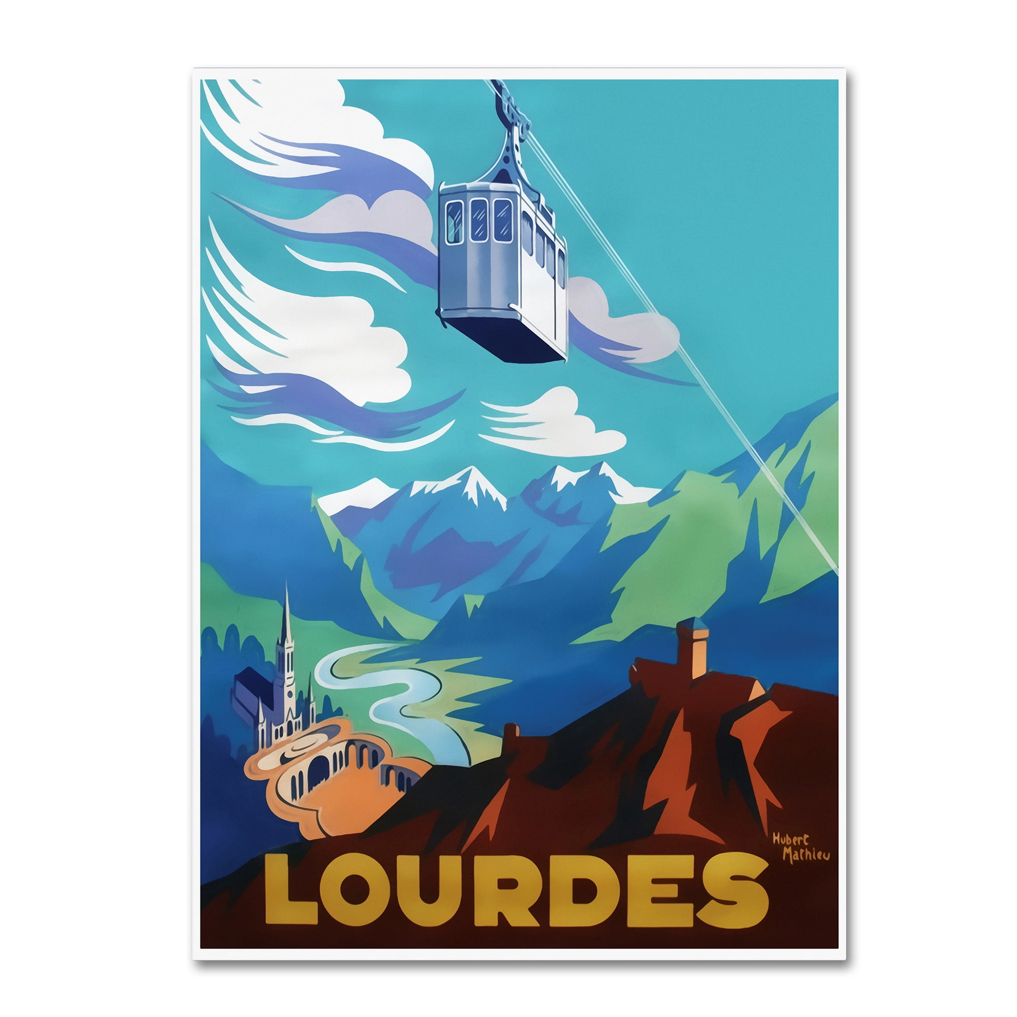 Trademark Fine Art 'Travel 281' Canvas Art by Vintage Lavoie