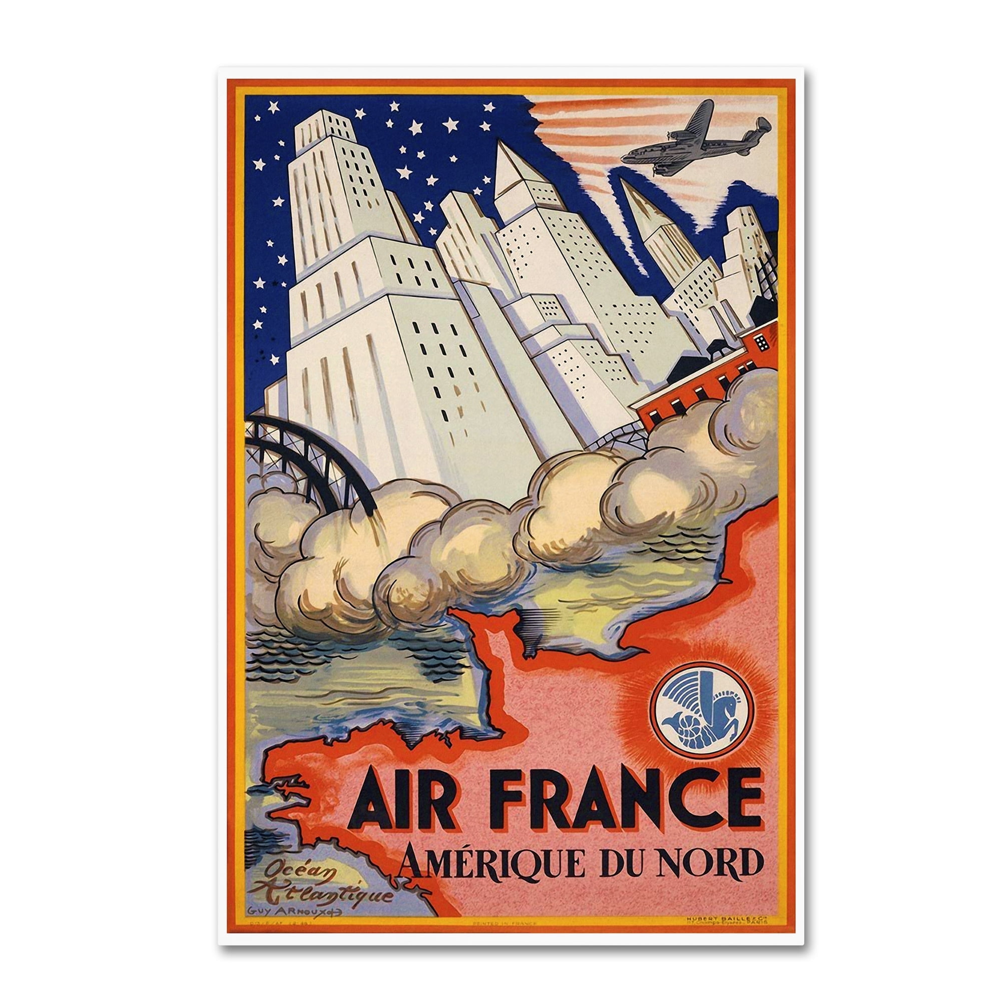 Trademark Fine Art 'Travel 285' Canvas Art by Vintage Lavoie