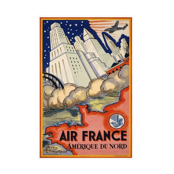 Trademark Fine Art 'Travel 285' Canvas Art by Vintage Lavoie