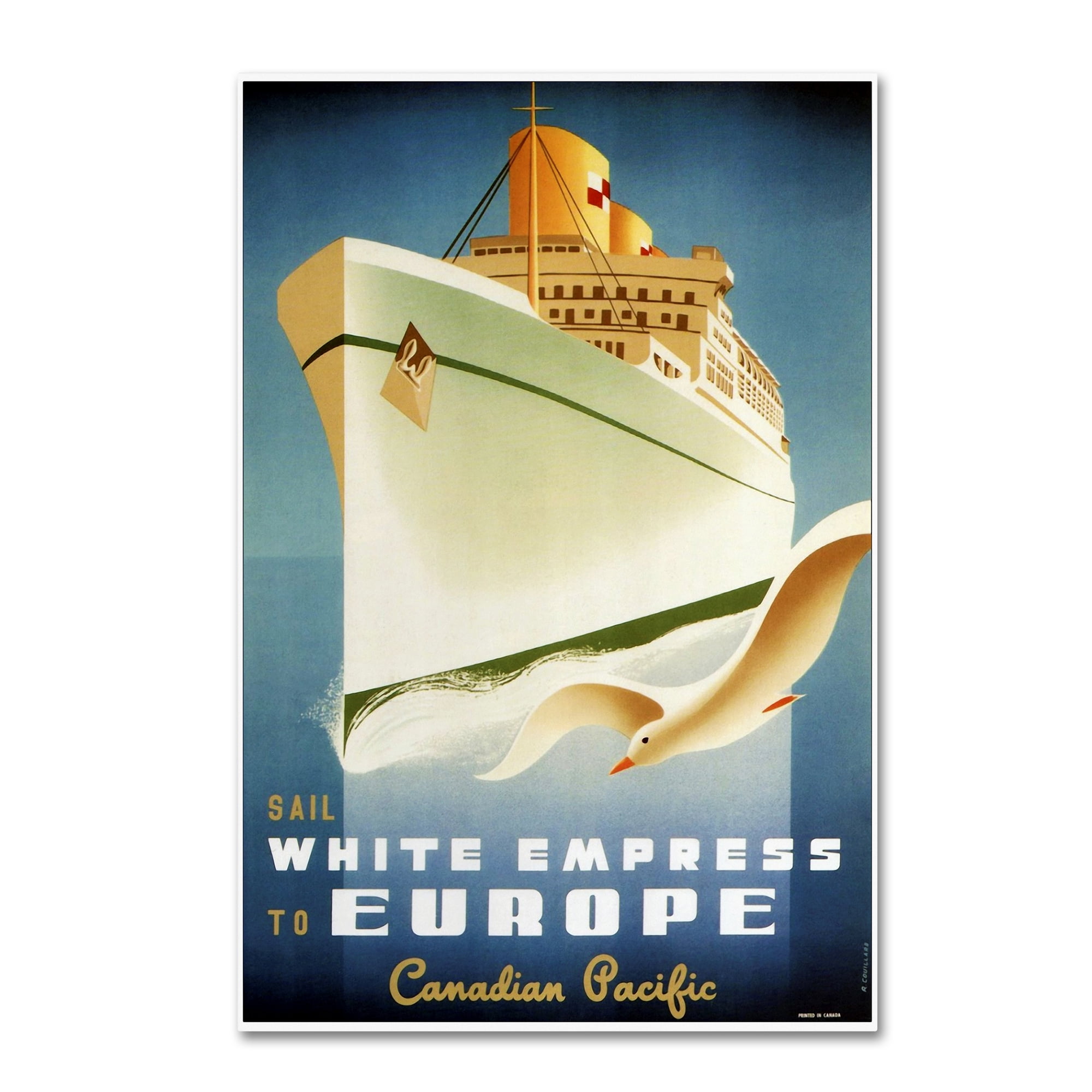 Trademark Fine Art 'Travel 287' Canvas Art by Vintage Lavoie