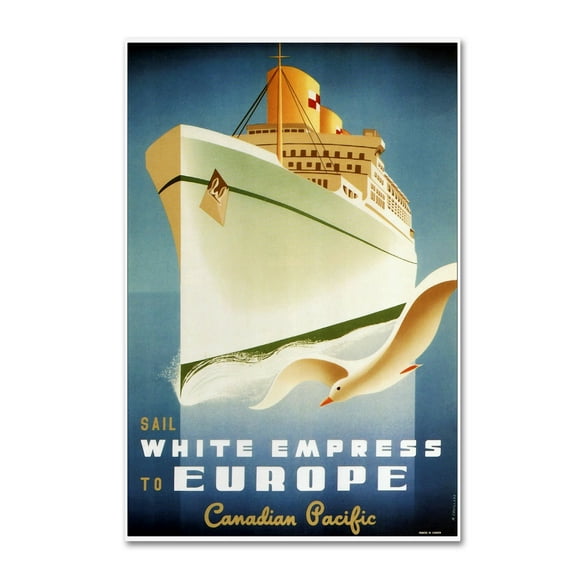 Trademark Fine Art 'Travel 287' Canvas Art by Vintage Lavoie