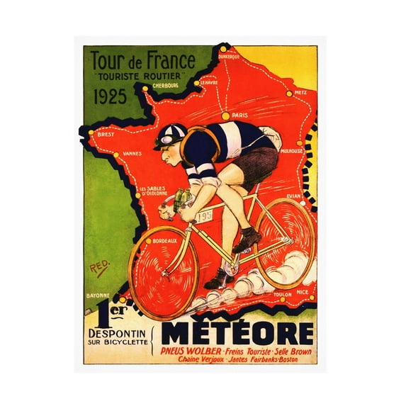 Trademark Fine Art 'Travel 299' Canvas Art by Vintage Lavoie