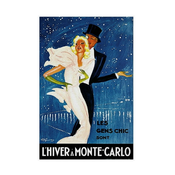 Trademark Fine Art Vintage Lavoie Travel 30 Canvas Wall Art - 22x32