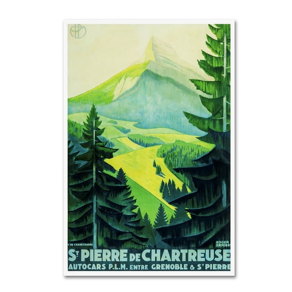 Trademark Fine Art 'Travel 313' Canvas Art by Vintage Lavoie