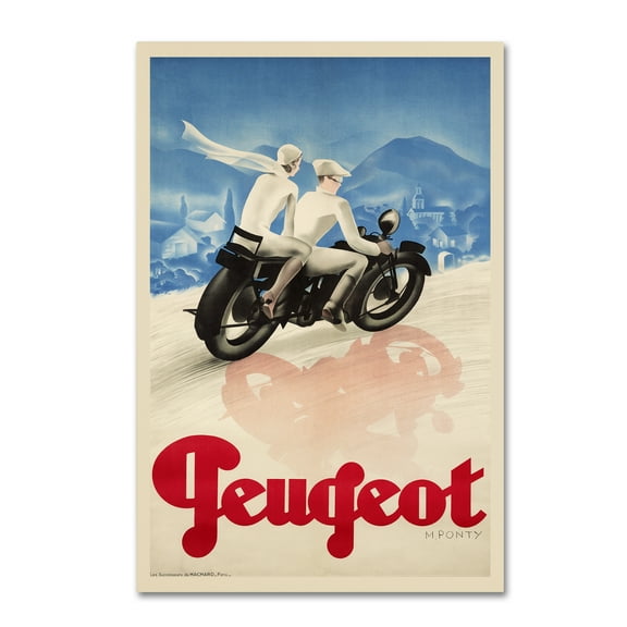 Trademark Fine Art 'Travel 314' Canvas Art by Vintage Lavoie