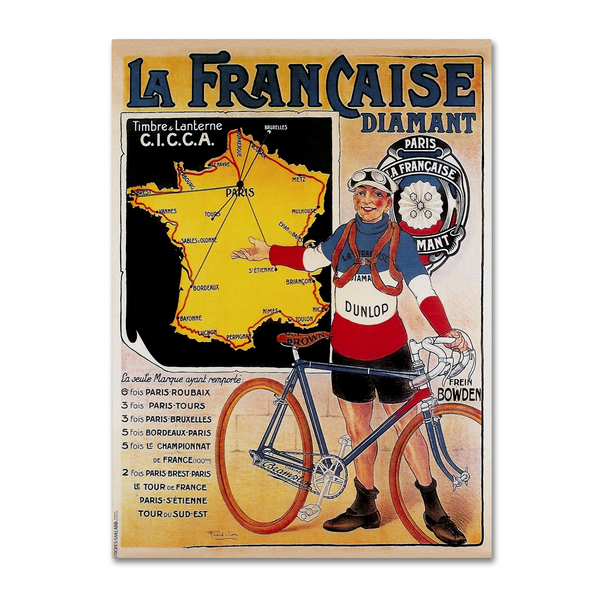 Trademark Fine Art 'Travel 315' Canvas Art by Vintage Lavoie