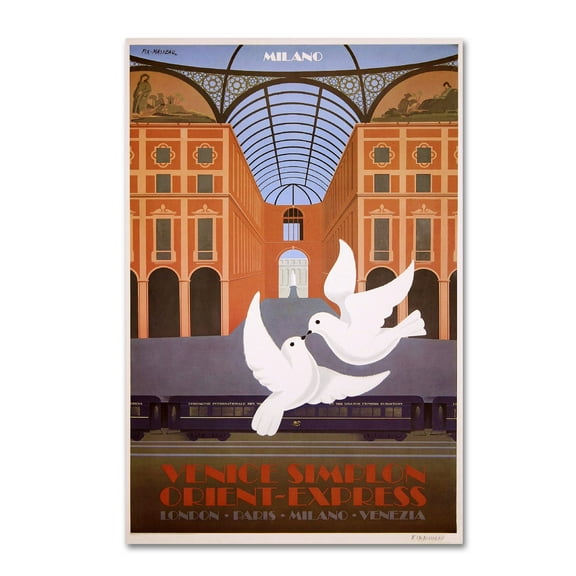 Trademark Fine Art 'Travel 35' Canvas Art by Vintage Lavoie