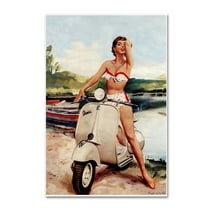 Trademark Fine Art 'Travel 36' Canvas Art by Vintage Lavoie