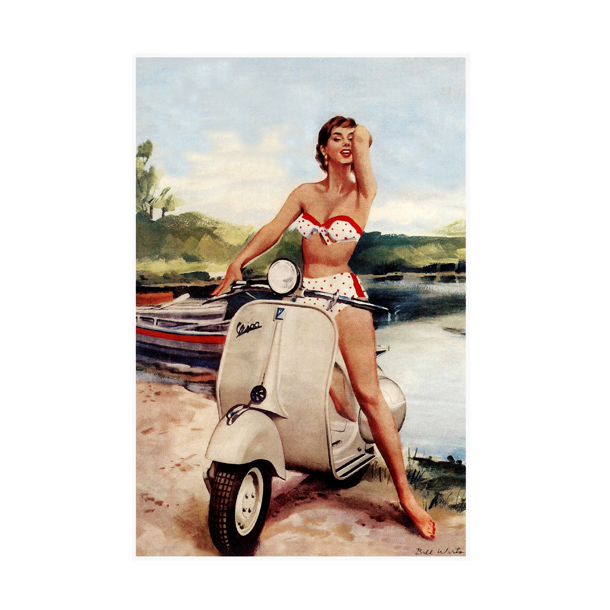 Trademark Fine Art 'Travel 36' Canvas Art by Vintage Lavoie