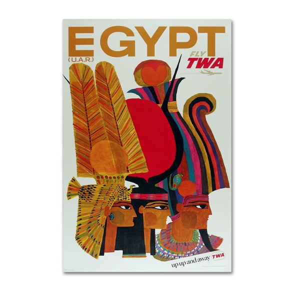 Trademark Fine Art 'Travel 4' Canvas Art by Vintage Lavoie