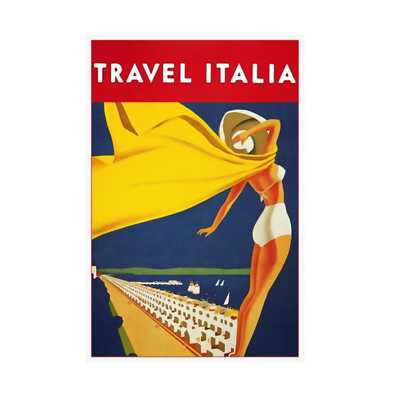 Trademark Fine Art 'Travel 40' Canvas Art by Vintage Lavoie