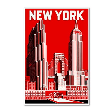Trademark Fine Art 'Travel 41' Canvas Art by Vintage Lavoie