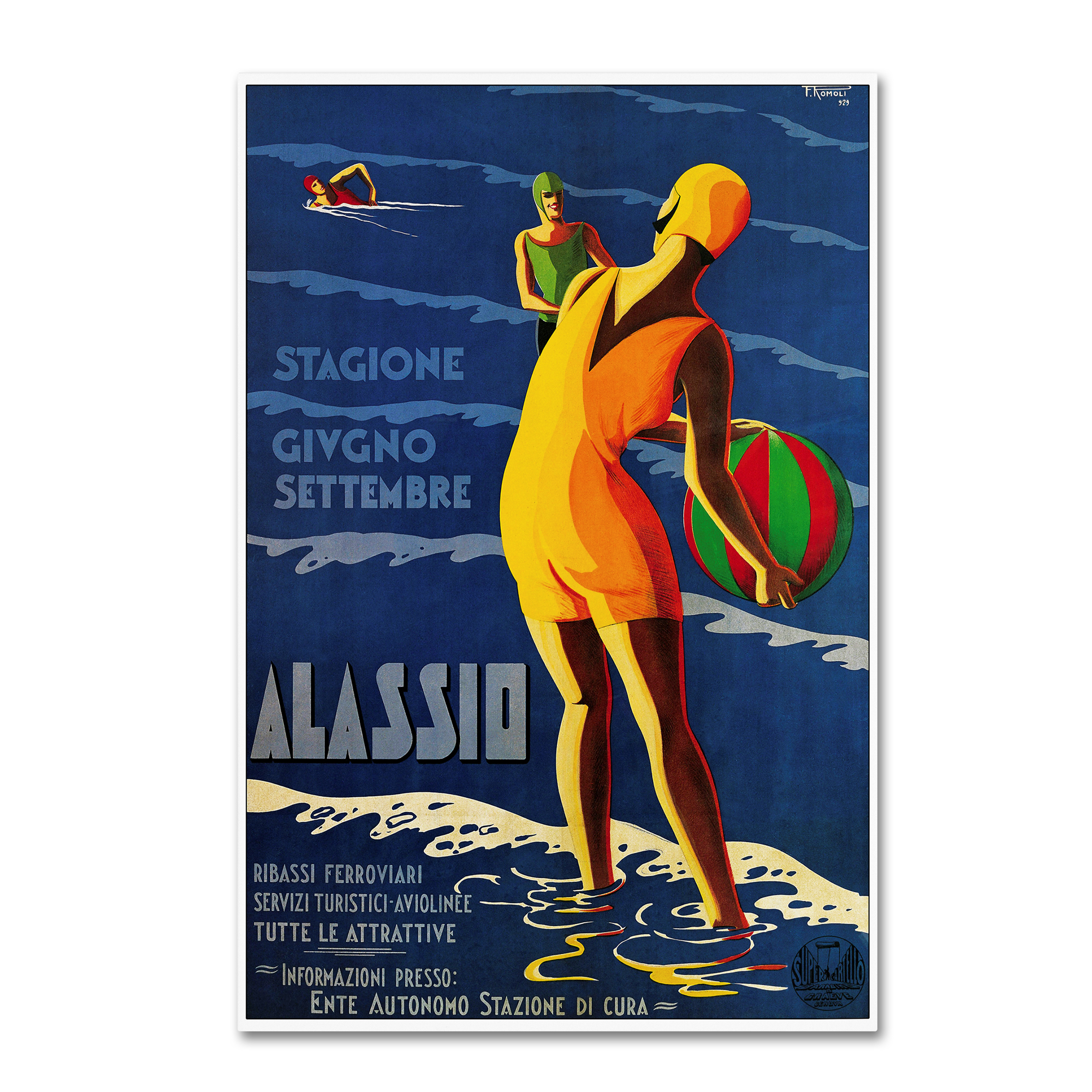 Trademark Fine Art 'Travel 45 II' Canvas Art by Vintage Lavoie
