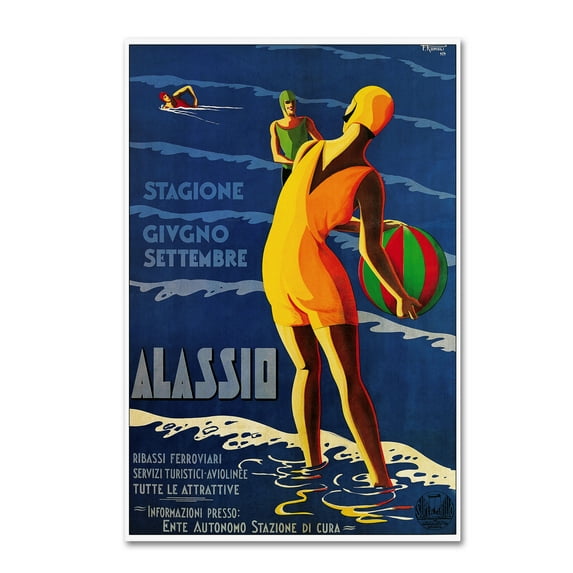 Trademark Fine Art 'Travel 45 II' Canvas Art by Vintage Lavoie