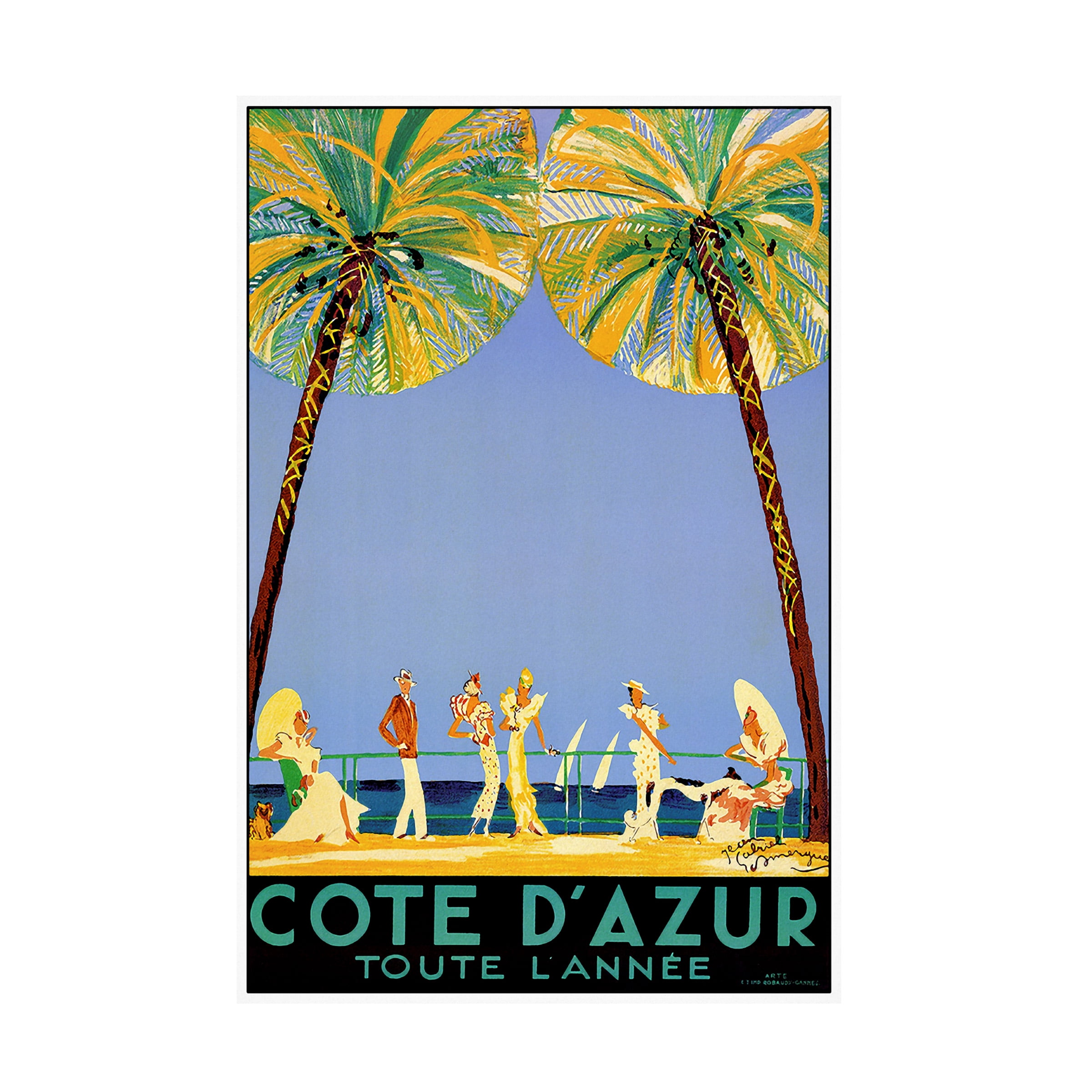 Trademark Fine Art 'Travel 48' Canvas Art by Vintage Lavoie