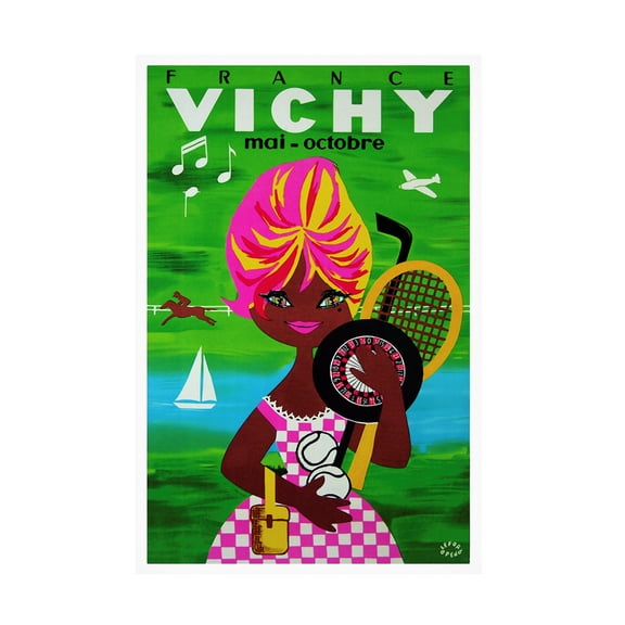 Trademark Fine Art 'Travel 50' Canvas Art by Vintage Lavoie