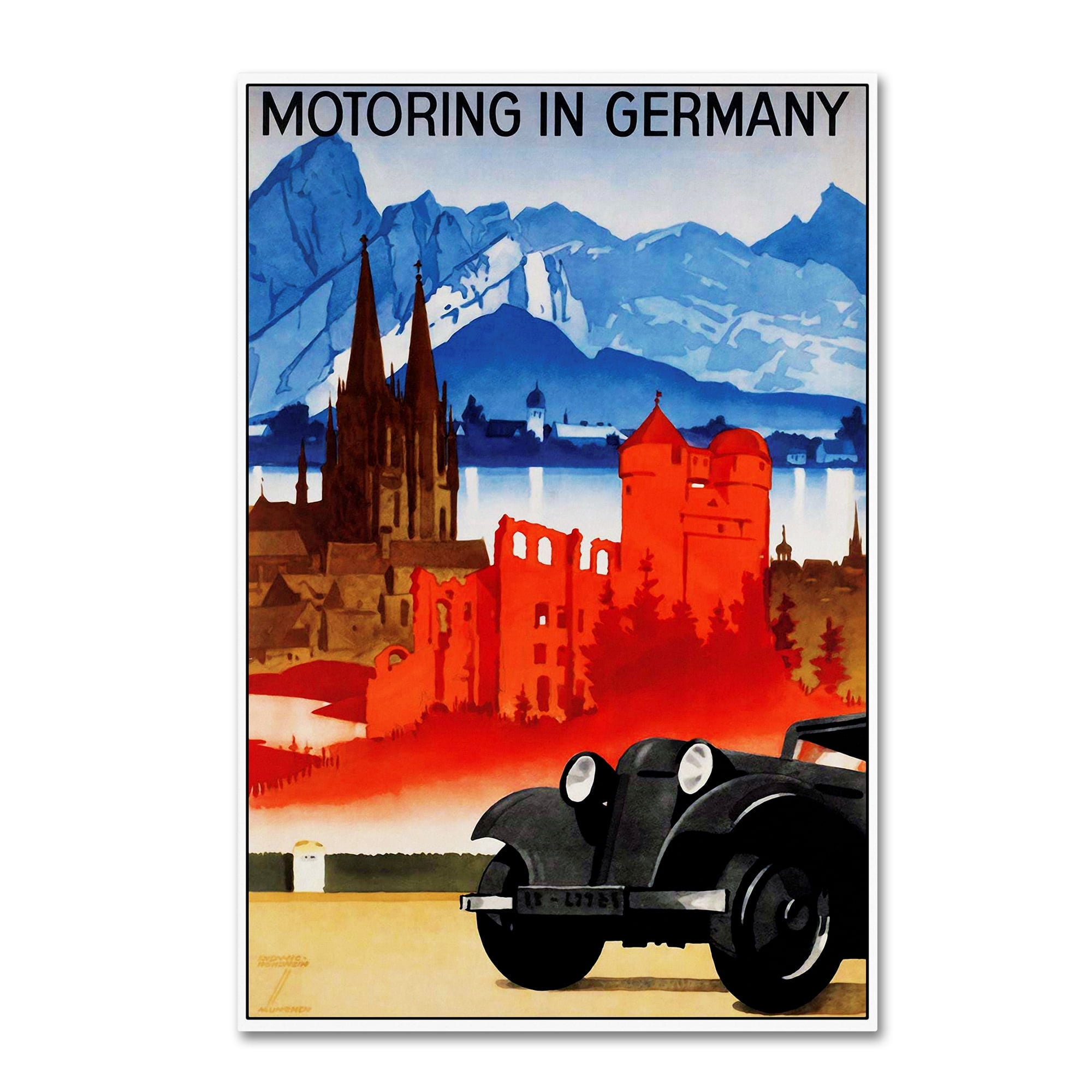 Trademark Fine Art 'Travel 52' Canvas Art by Vintage Lavoie