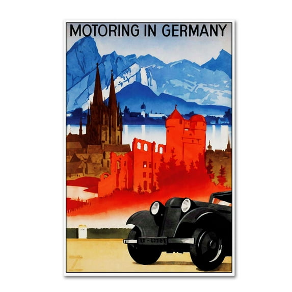 Trademark Fine Art 'Travel 52' Canvas Art by Vintage Lavoie