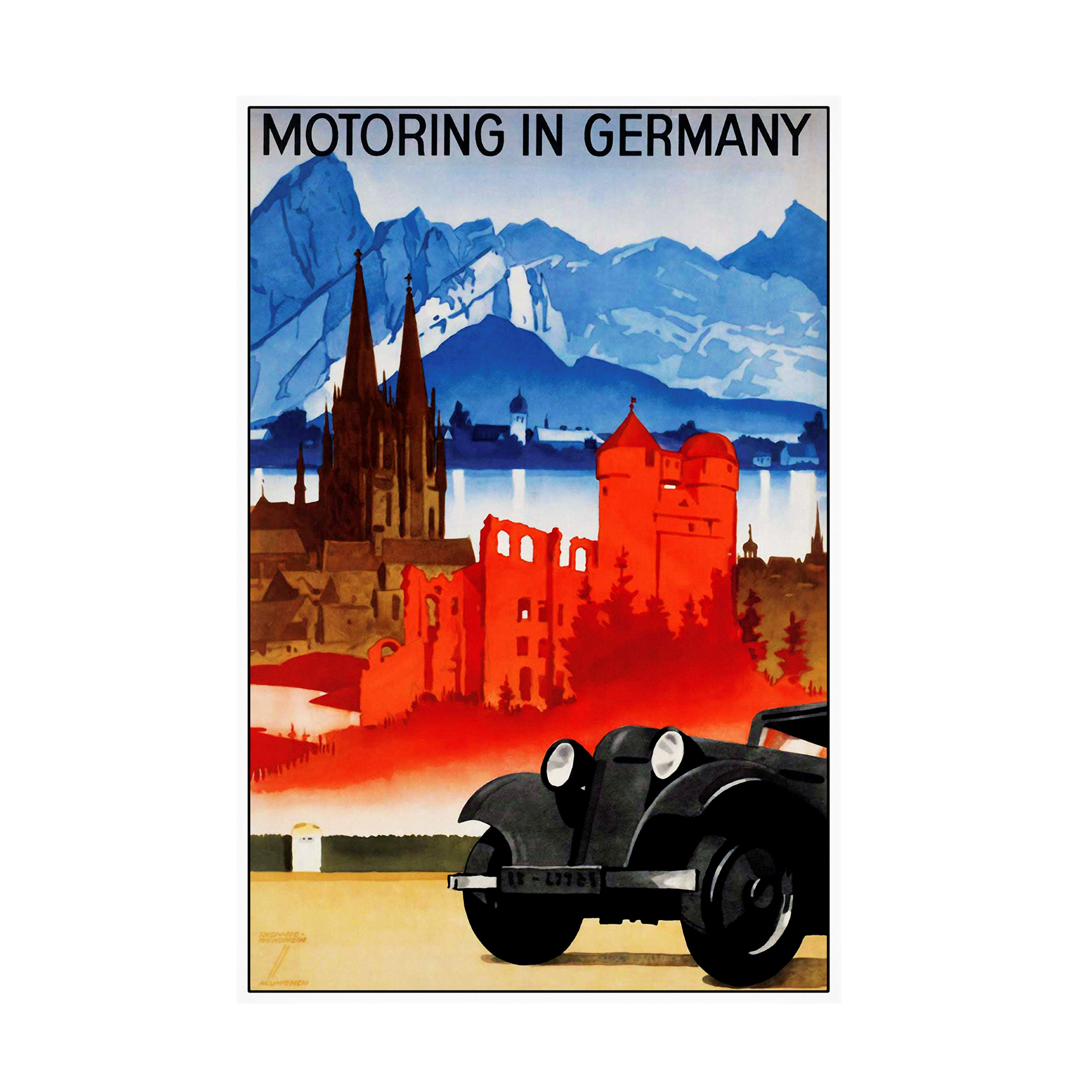 Trademark Fine Art 'Travel 52' Canvas Art by Vintage Lavoie