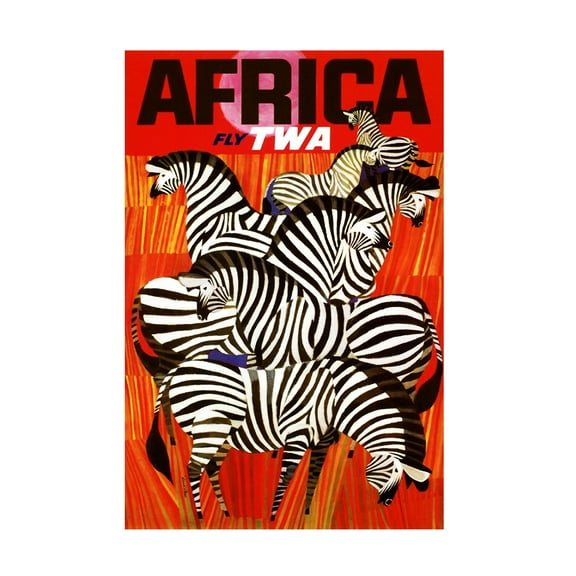 Trademark Fine Art 'Travel 6' Canvas Art by Vintage Lavoie