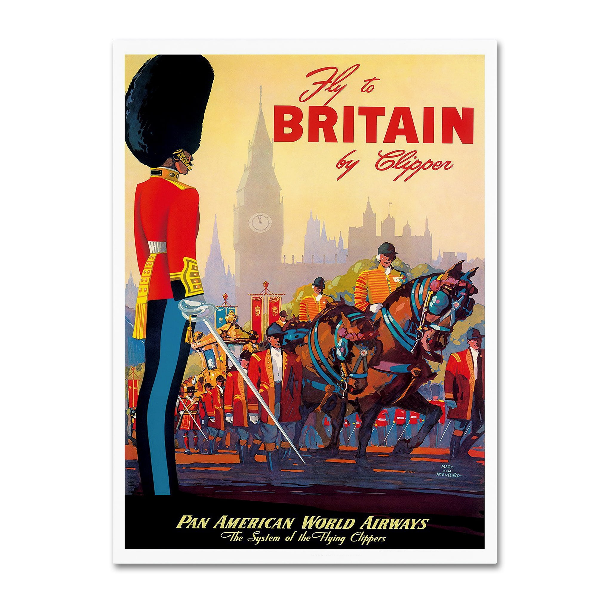 Trademark Fine Art 'Travel 8' Canvas Art by Vintage Lavoie