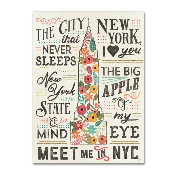 Trademark Fine Art 'Travel Blossoms II Light' Canvas Art by Jess Aiken