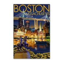 Trademark Fine Art 'Travel Poster 101' Canvas Art by Lantern Press