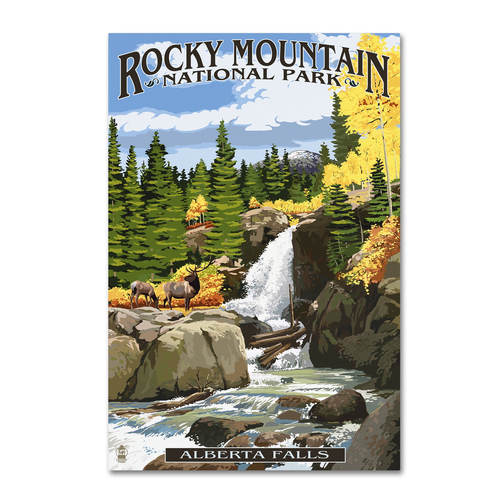 Trademark Fine Art 'Travel Poster 103' Canvas Art by Lantern Press