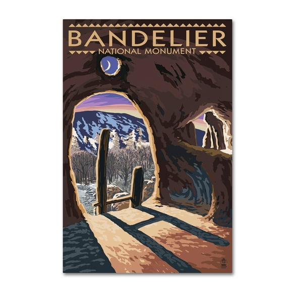 Trademark Fine Art 'Travel Poster 105' Canvas Art by Lantern Press