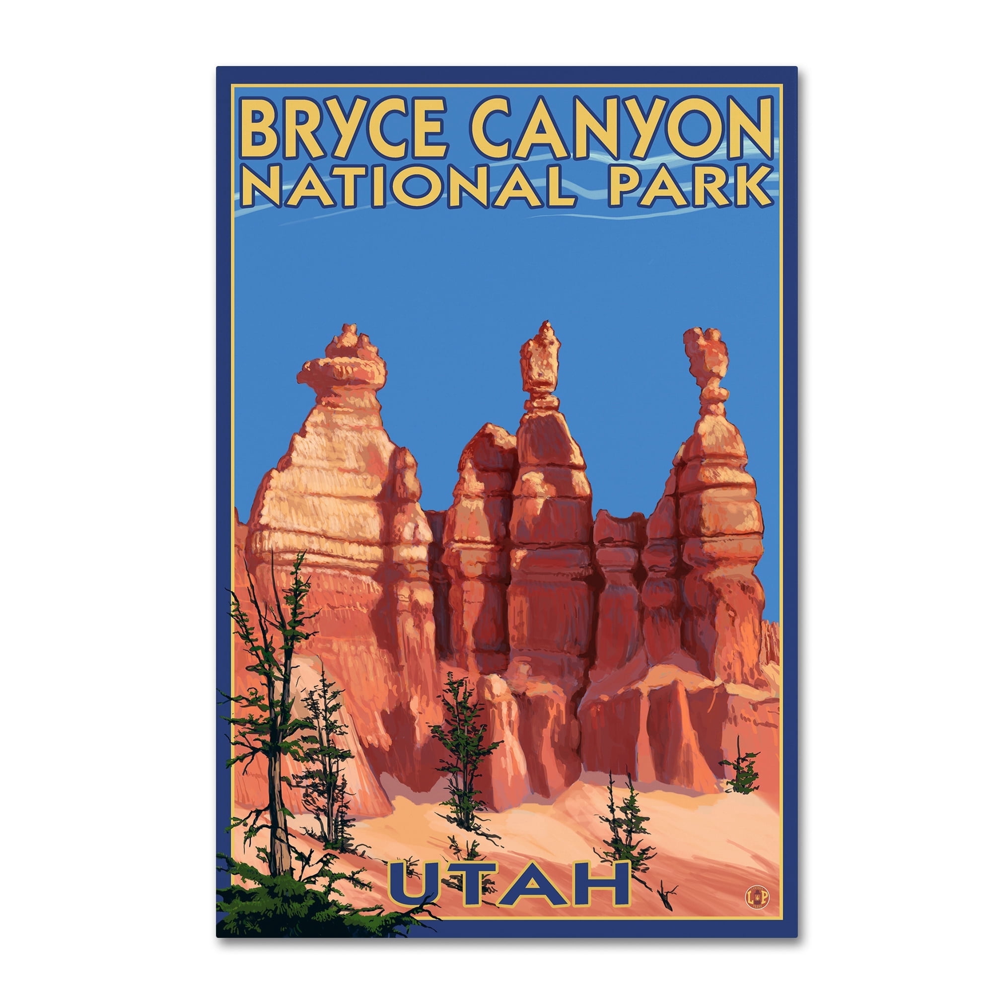Trademark Fine Art 'Travel Poster 93' Canvas Art by Lantern Press