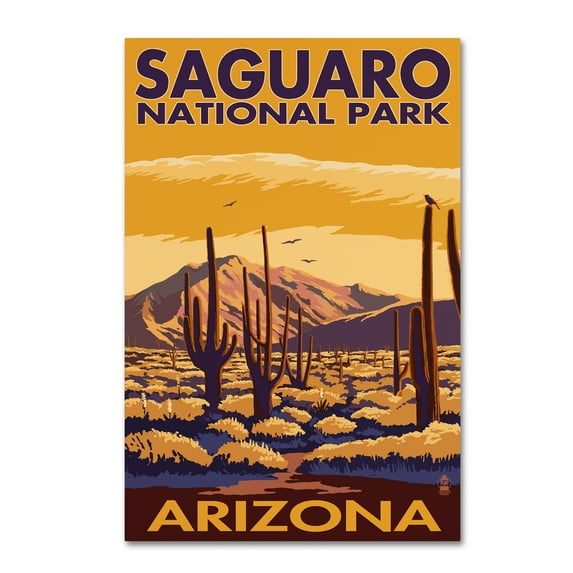 Trademark Fine Art 'Travel Poster 99' Canvas Art by Lantern Press