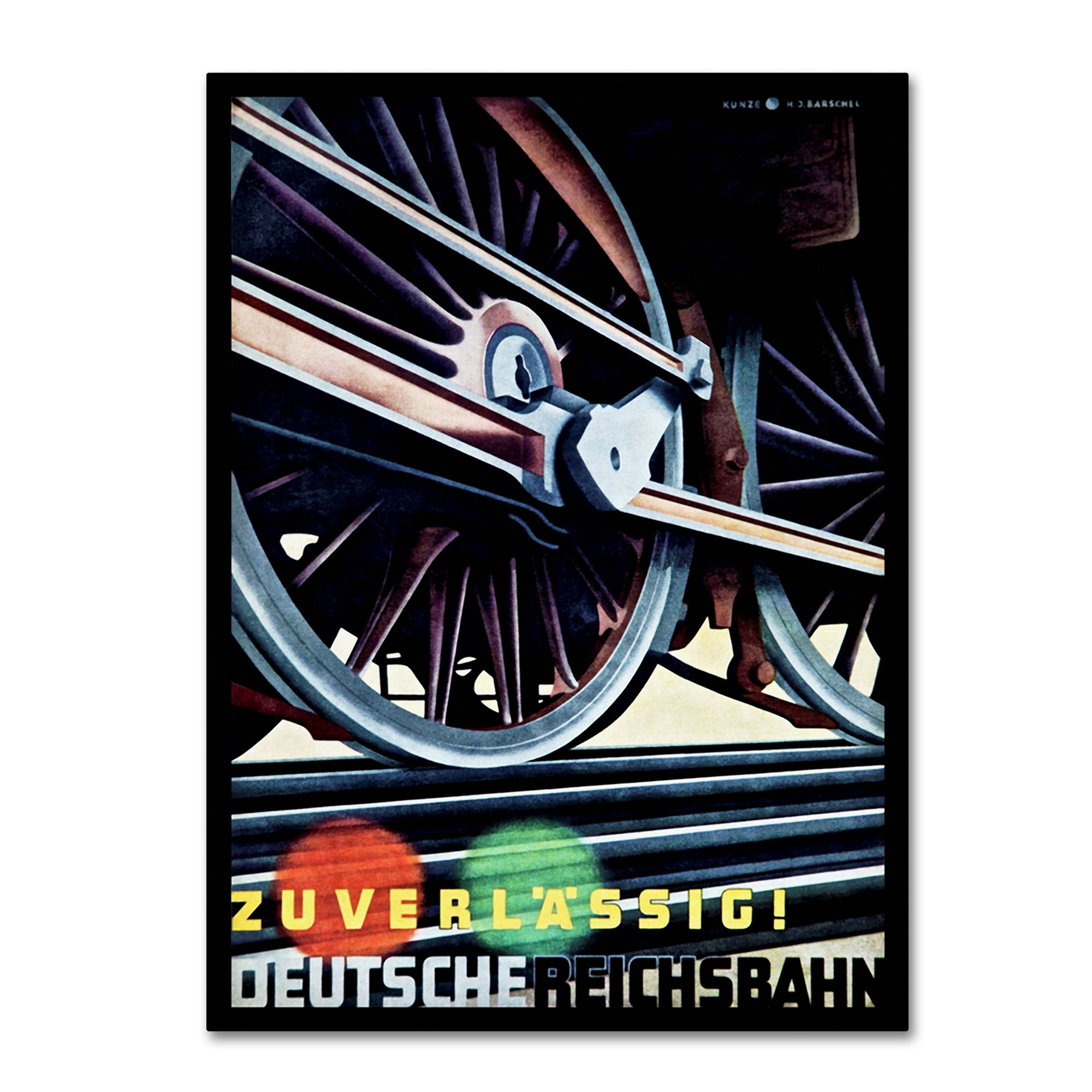 Trademark Fine Art 'Travel Rail 11' Canvas Art by Vintage Lavoie
