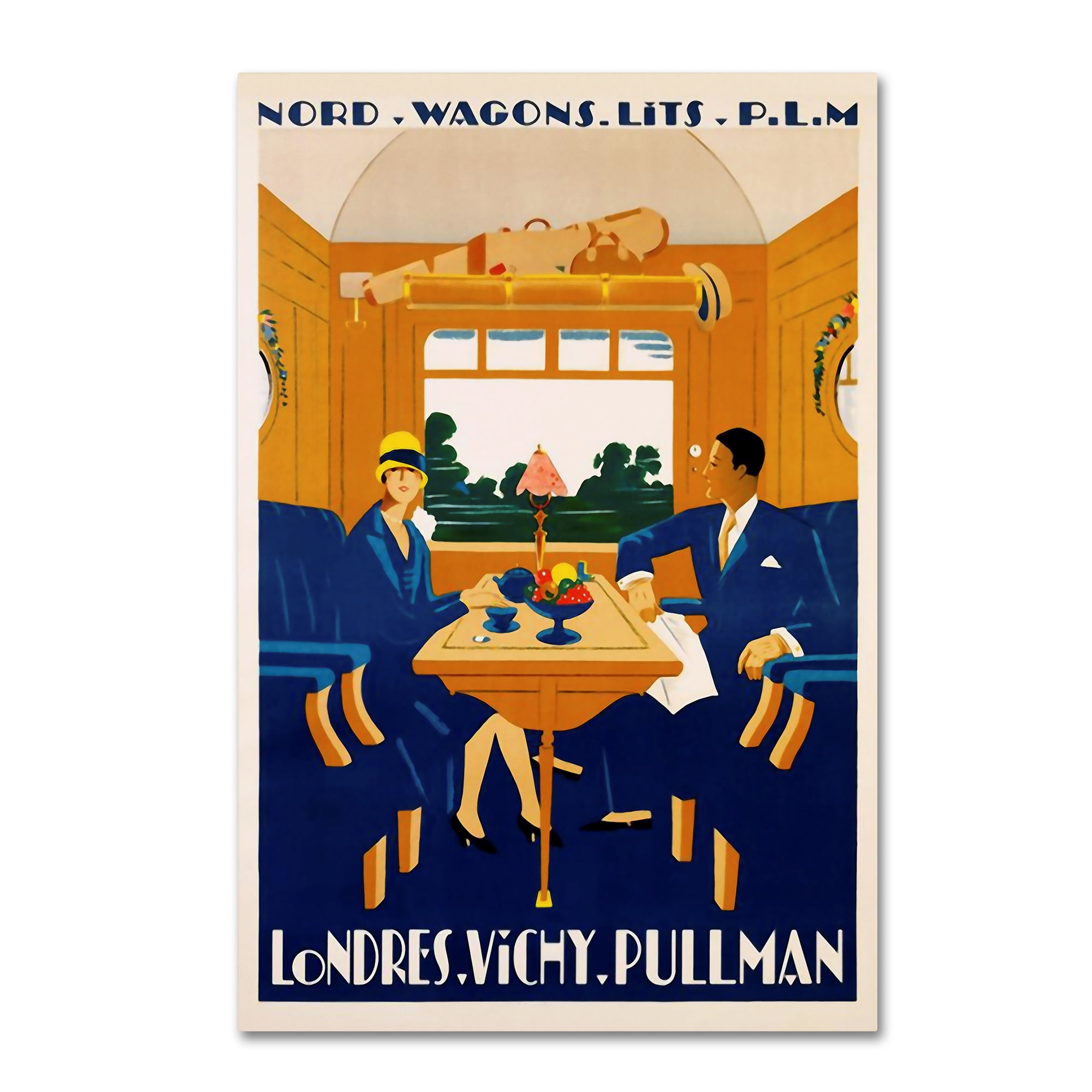 Trademark Fine Art 'Travel Rail 16' Canvas Art by Vintage Lavoie