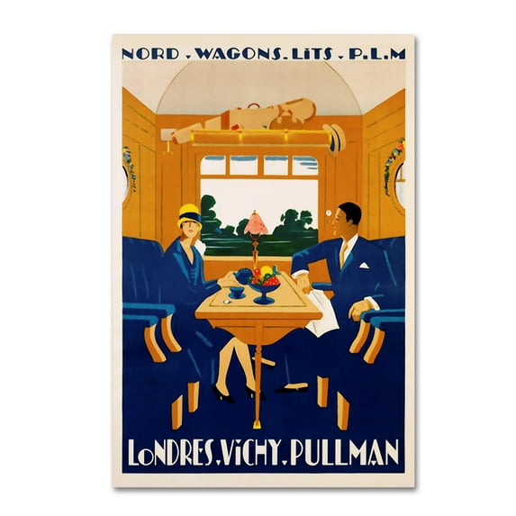 Trademark Fine Art 'Travel Rail 16' Canvas Art by Vintage Lavoie