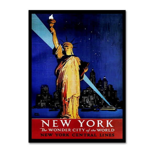 Trademark Fine Art 'Travel Rail 4' Canvas Art by Vintage Lavoie