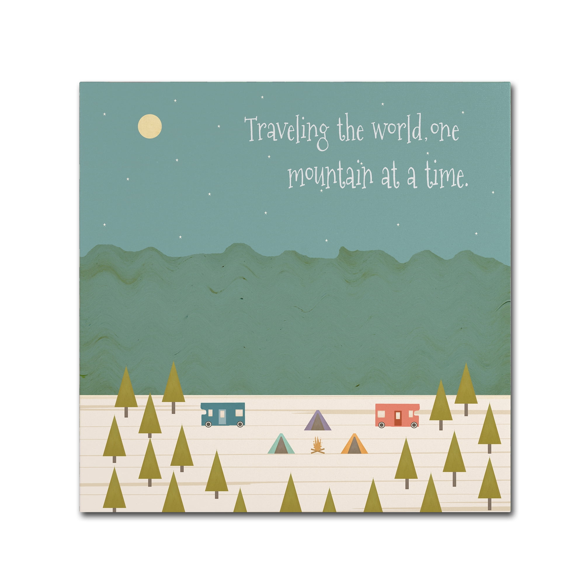 Trademark Fine Art 'Traveling the World' Canvas Art by Tammy Kushnir