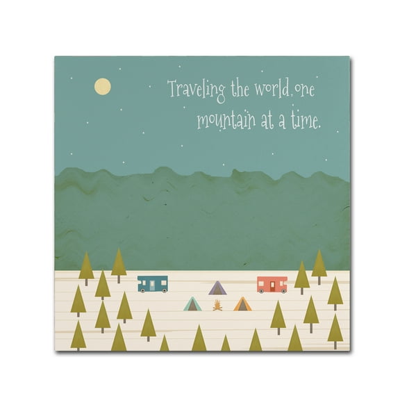 Trademark Fine Art 'Traveling the World' Canvas Art by Tammy Kushnir