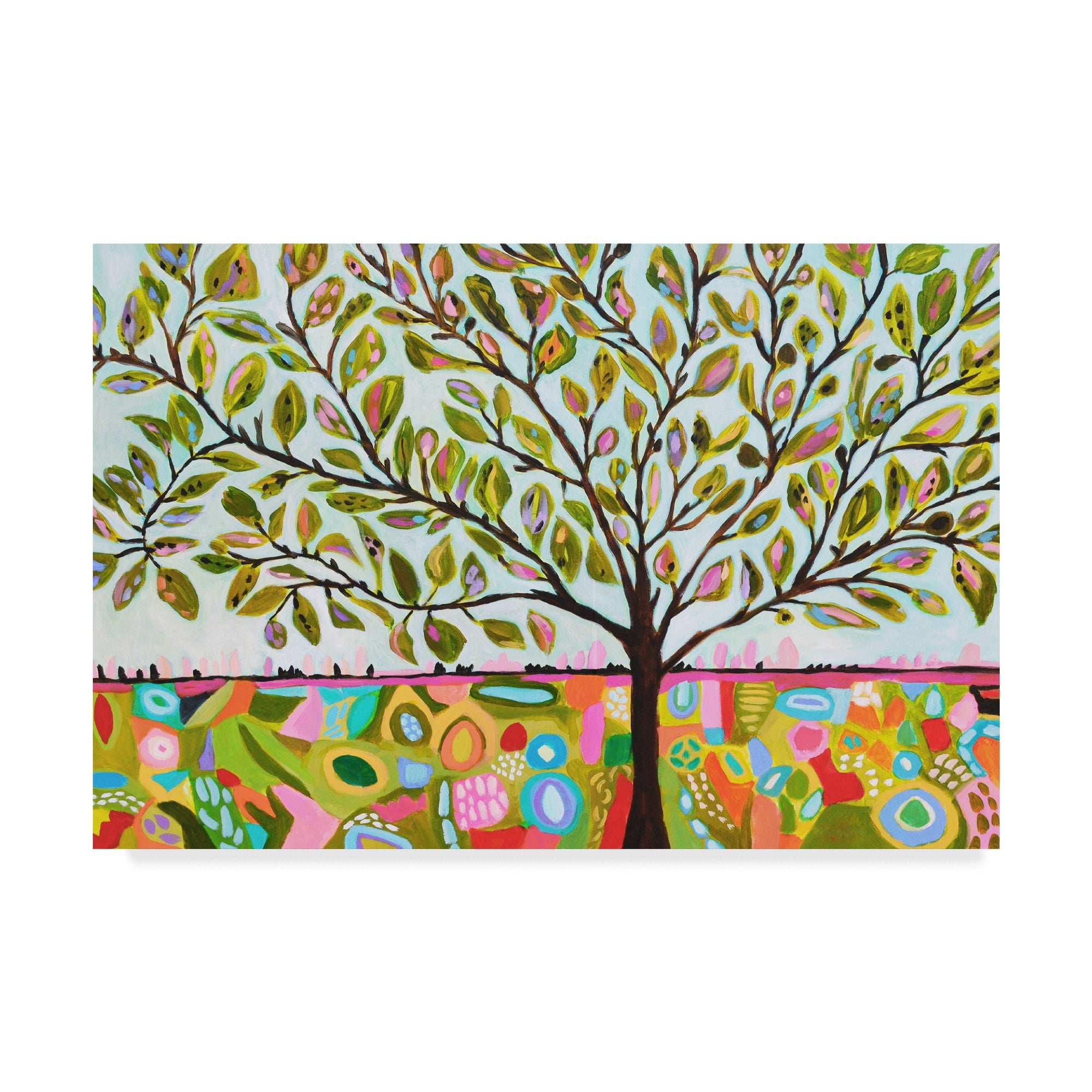 Trademark Fine Art 'Tree Abstract' Canvas Art by Karen Fields