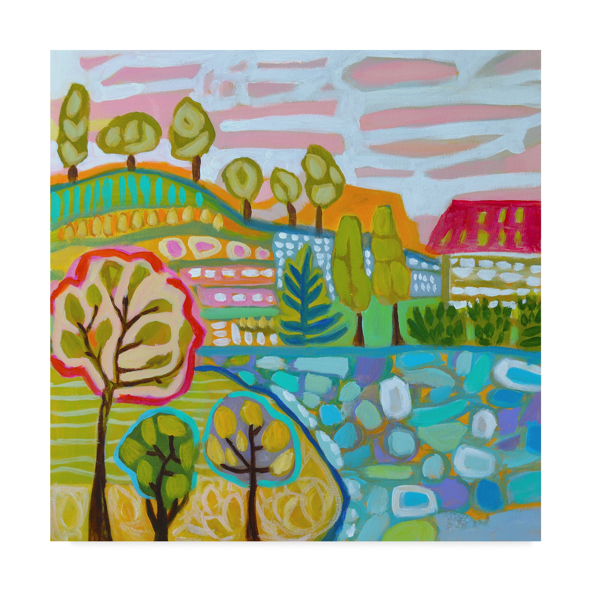 Trademark Fine Art 'Tree Farm' Canvas Art by Karen Fields