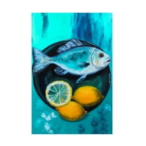 Trademark Fine Art Treechild A Fishplate Canvas Wall Art