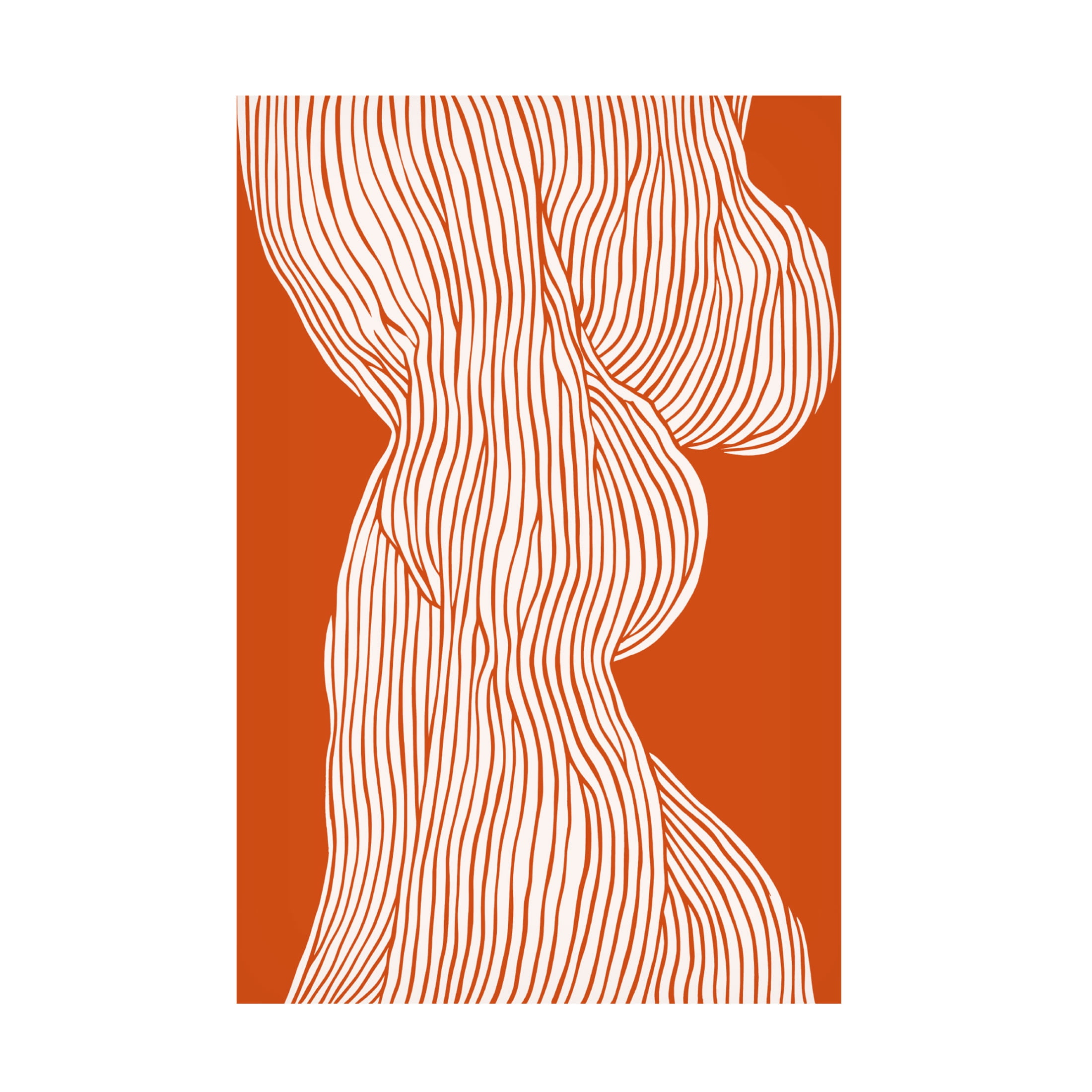 Trademark Fine Art Treechild Fibers No 1 OrangeBrown Canvas Wall Art