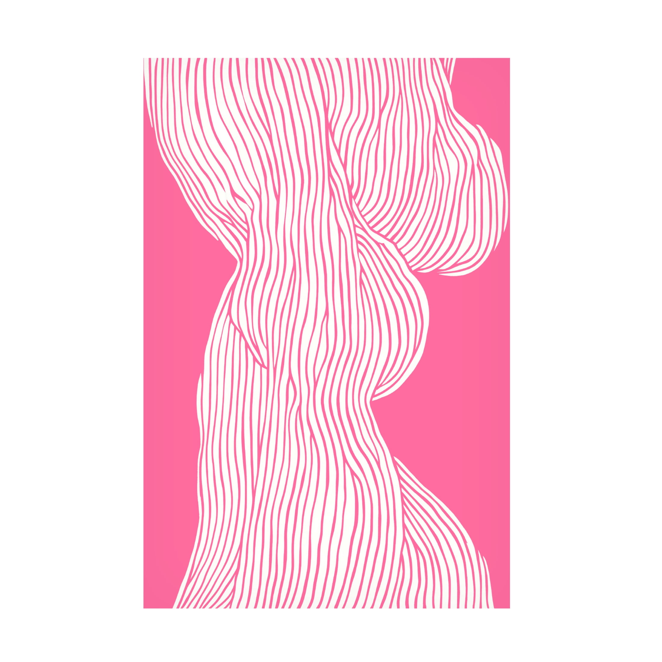 Trademark Fine Art Treechild   Fibers No 1 Pink Canvas Wall Art