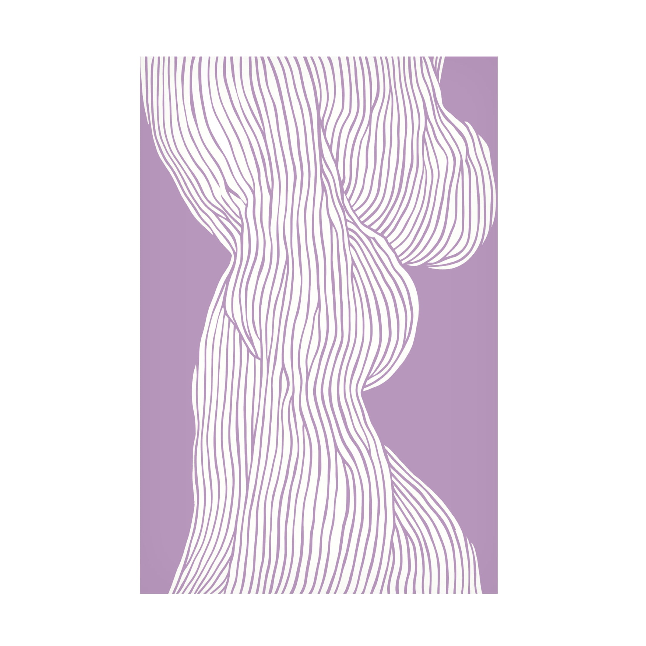 Trademark Fine Art Treechild   Fibers No 1 Purple Canvas Wall Art