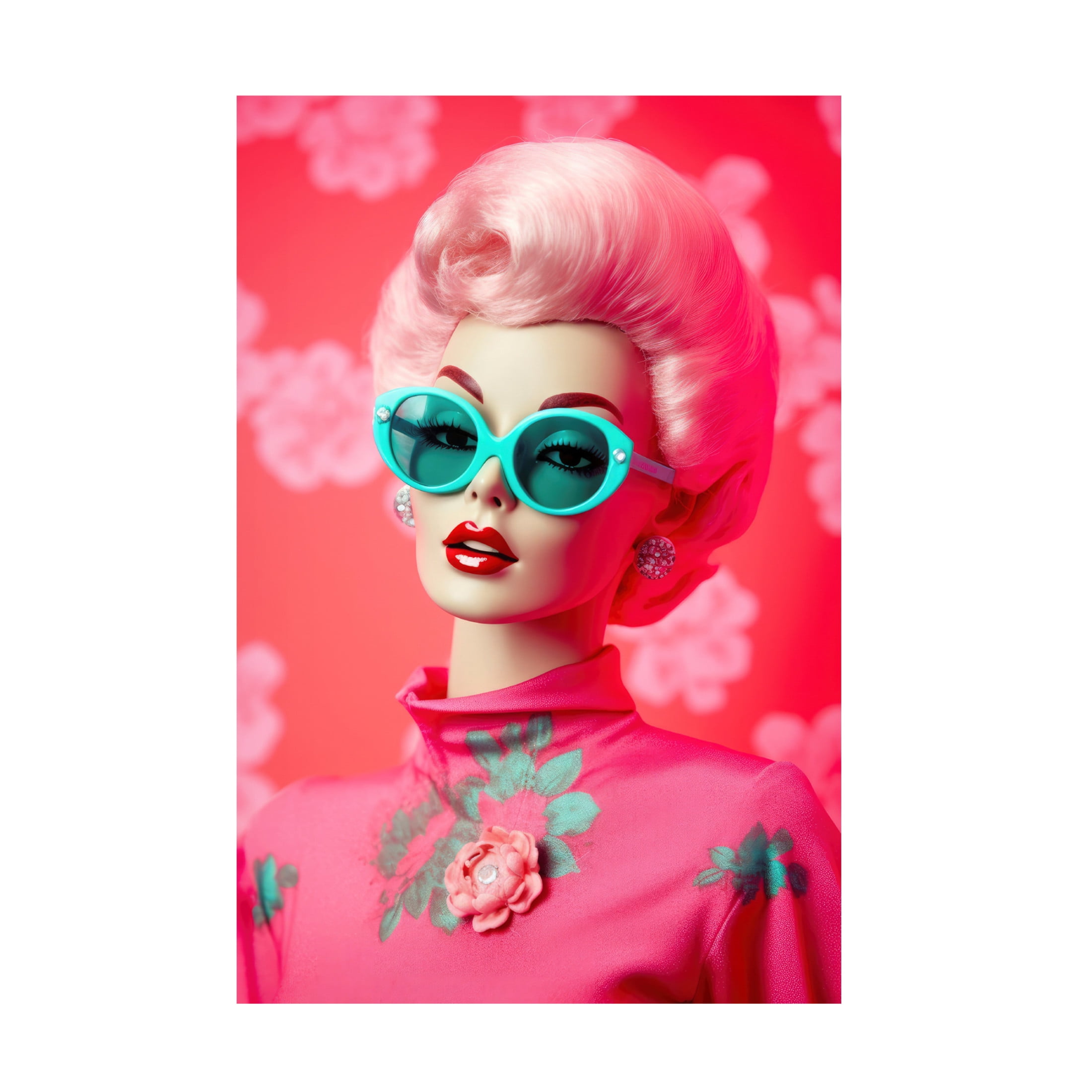 Trademark Fine Art Treechild Oh Barbie No 1 Canvas Wall Art Walmart
