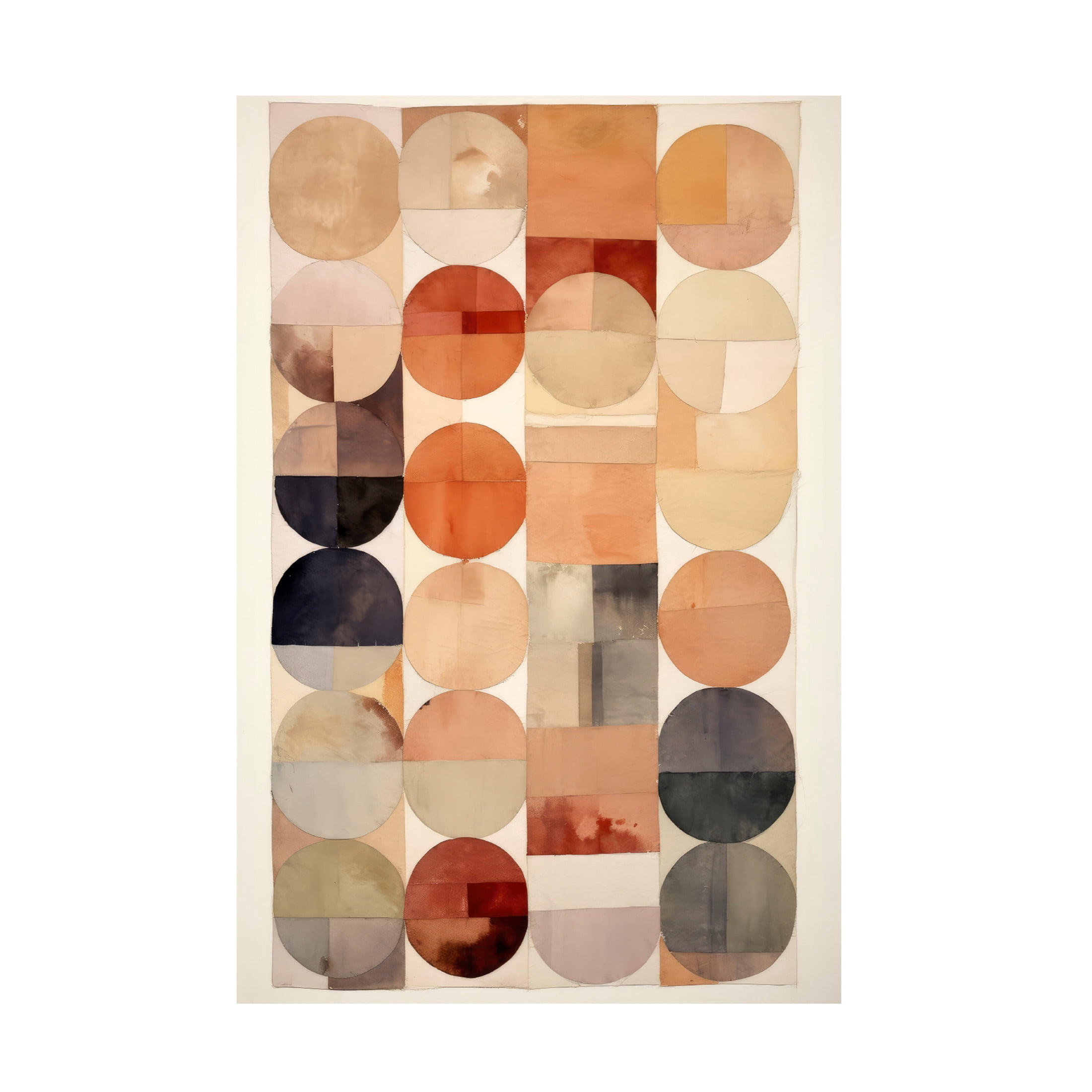 Trademark Fine Art Treechild Pastel Circles Canvas Wall Art