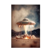 Trademark Fine Art Treechild Planet 73 A Canvas Wall Art